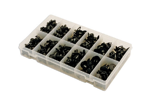 Assorted Screw Rivet Trim Fixings 240pc