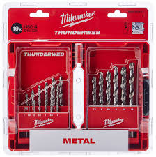 Milwaukee Drill, Set 19 Piece 1-10mm