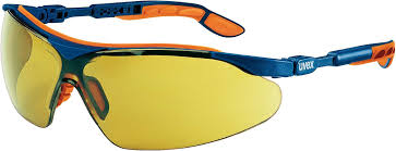 UVEX Amber Safety Glasses