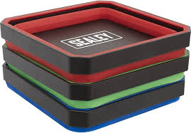 Collapsible Magnetic Parts Tray Set