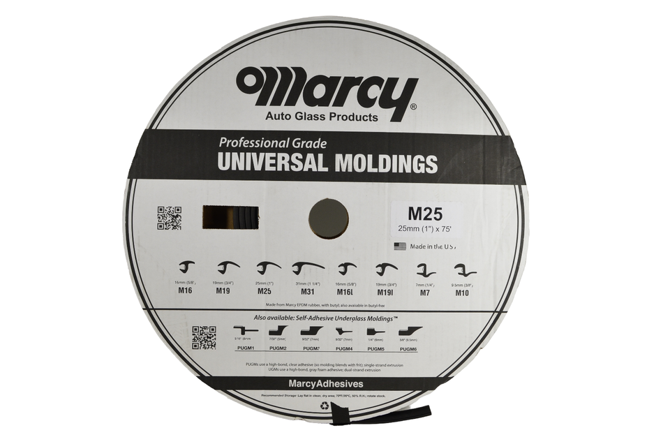 Marcy 22.8m Universal Rubber Moulding - 25mm